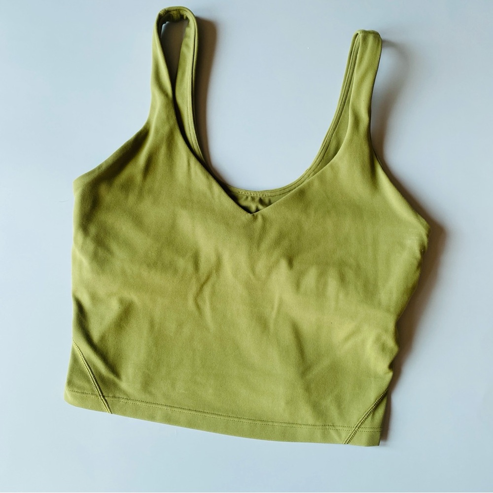 Lululemon moss green Align Tank top size 6